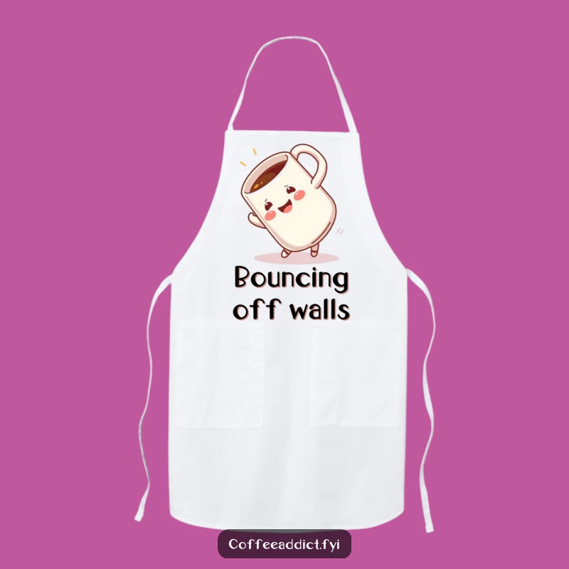 Funny Somersault Mug Apron - Hilarious Kitchen Wear for Playful Cooks