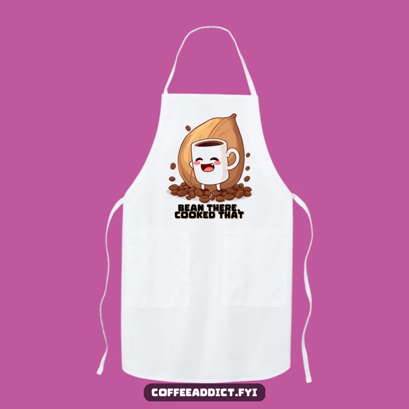 Funny Coffee Mug Struggle Apron - Hilarious Kitchen Wear for Coffee Lovers