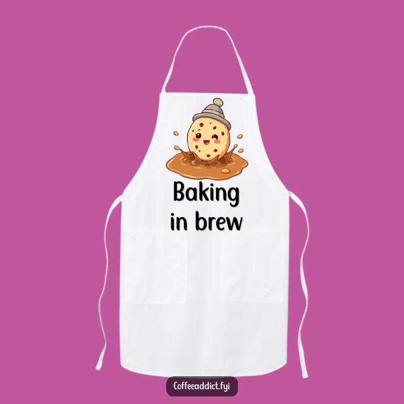 Funny Cookie Coffee Apron: Perky Splashy Chef Apron Gift