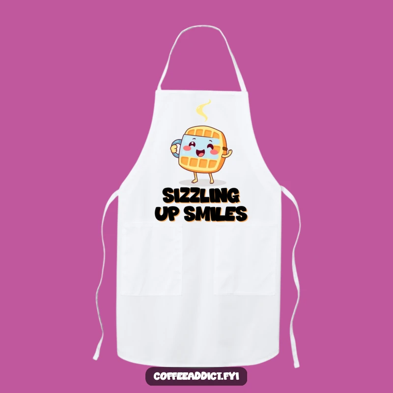 Funny Waffle Apron: Hilarious Kitchen Helper for Breakfast Chefs