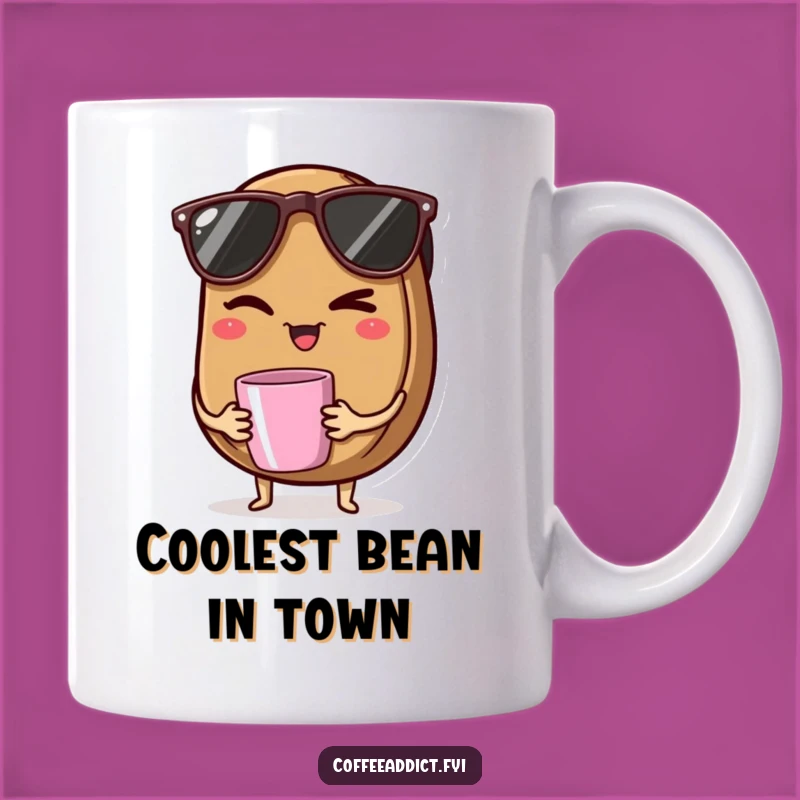 Funny Coffee Bean Mug: Hilarious Gift for Coffee Lovers and Cool Cats