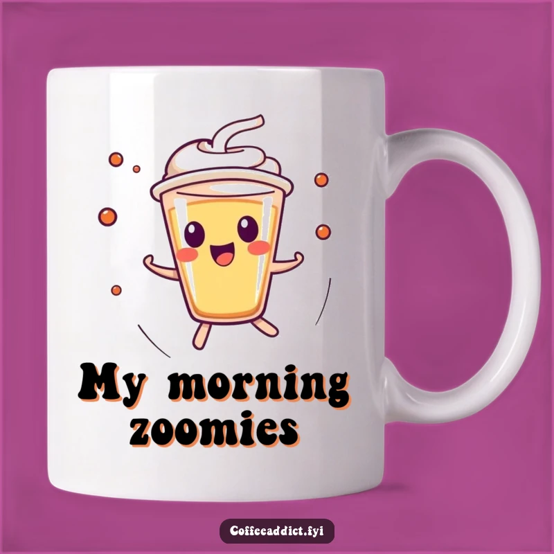 Funny Kawaii Espresso Shot Mug - Zippy Energy for Coffee Lovers, Perfect Gift