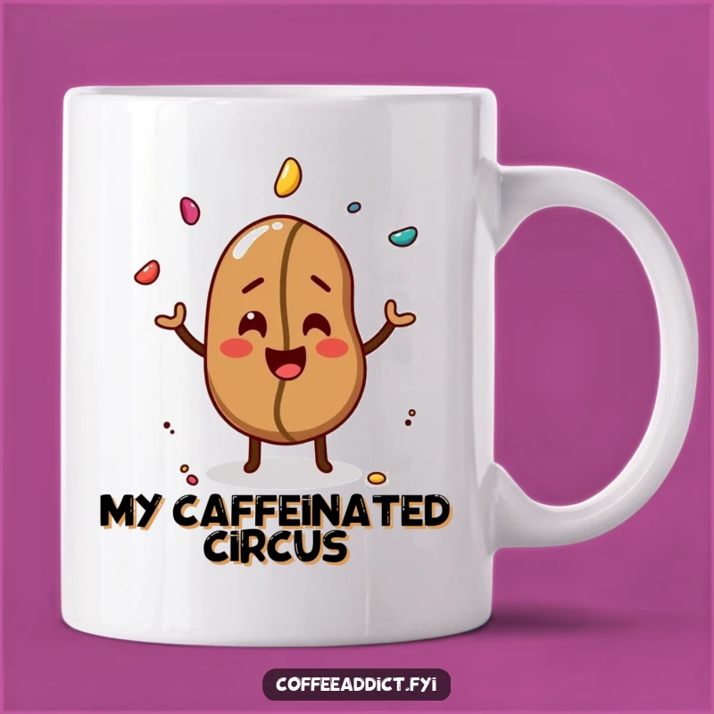 Funny Coffee Bean Mug: Hilarious Juggling Sprinkles for Coffee Lovers