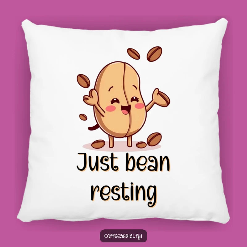 Funny Coffee Bean Juggling Pillow - Comfy & Hilarious Decor Gift!