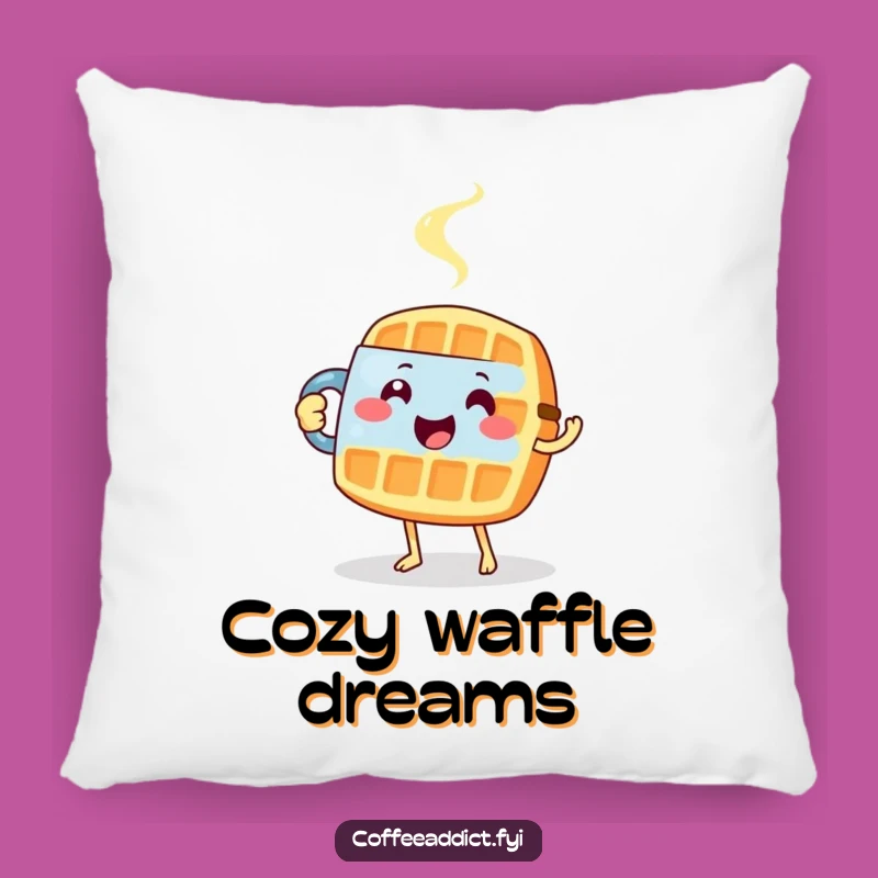 Funny Waffle Pillow: Cozy and Hilarious Tiptoeing Accent