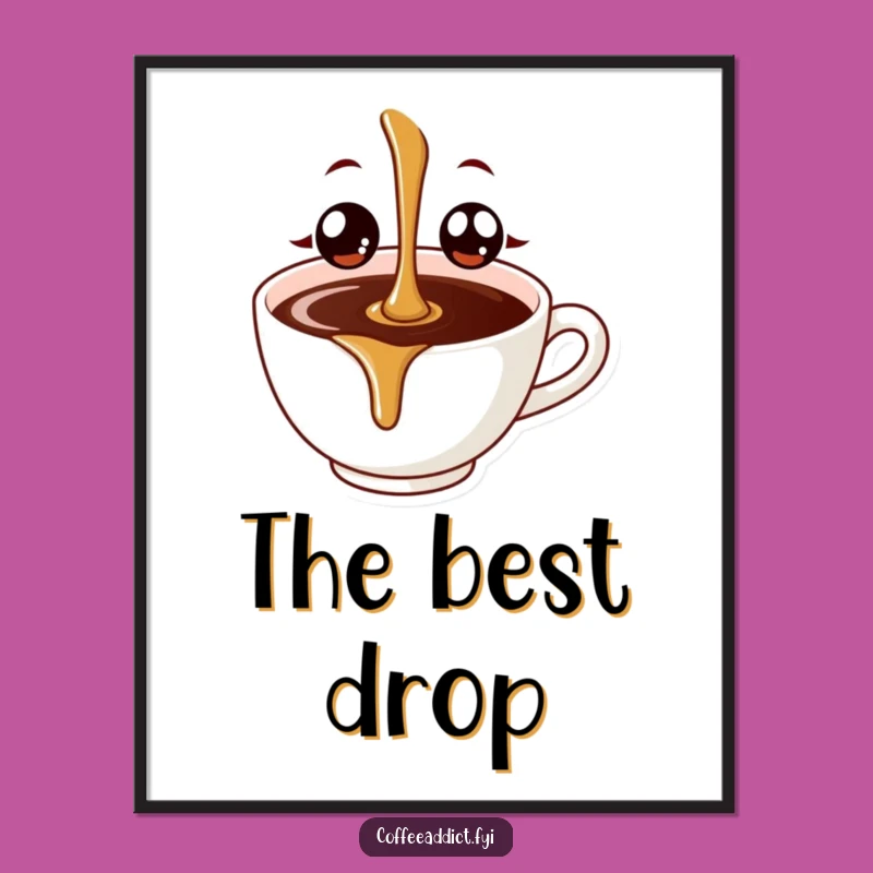 Funny Coffee Drip Digital Art - Instant Download for Instant Smiles