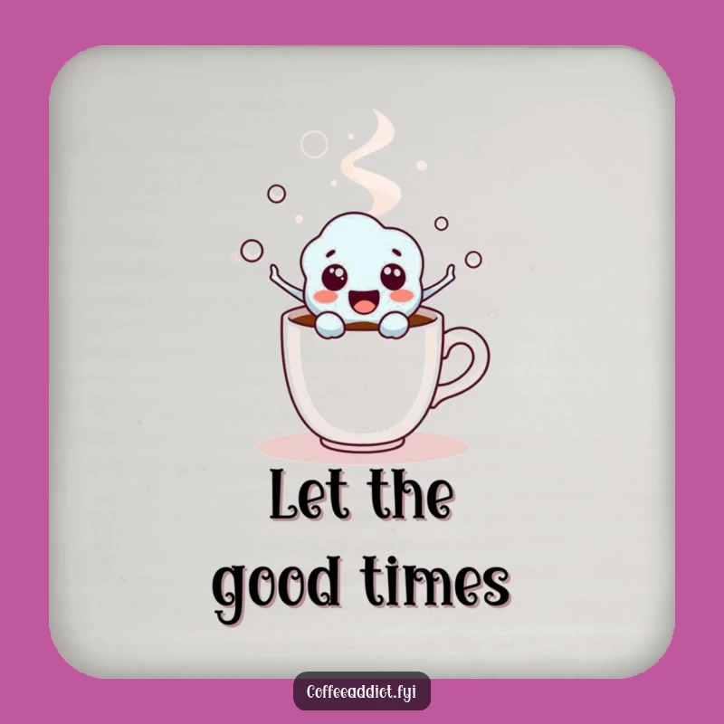 Funny Coffee Molecule Coaster: Protect & Excite, Hilarious Drink Saver