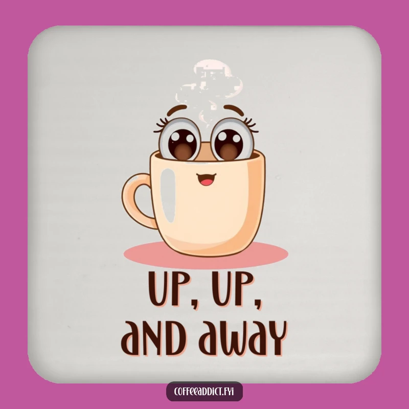Funny Floating Coffee Mug Coaster: Protect Surfaces with Caffeinated Fun