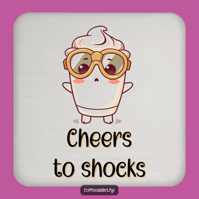 Funny Kawaii Coffee Cup Coaster for Surprising Table Protection