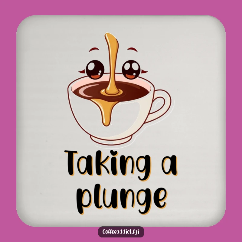 Funny Coffee Drip Coaster Set - Protect Surfaces with a Smile