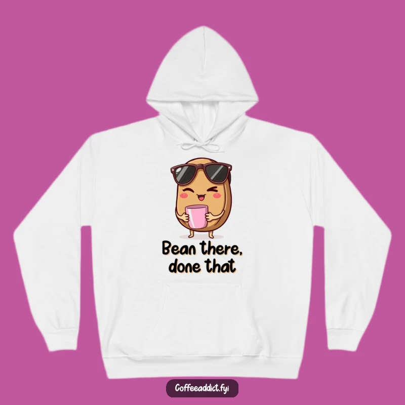 Funny Coffee Bean Hoodie: Cozy Gift for the Coolest Coffee Drinkers
