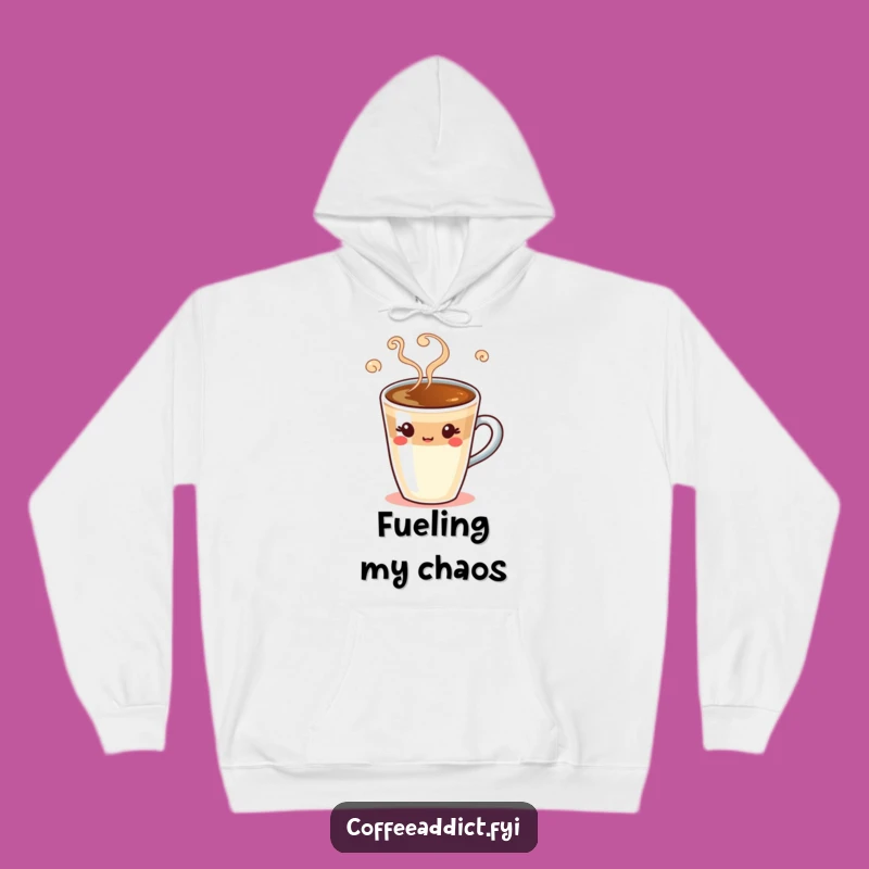 Funny Espresso Shot Hoodie: Cozy Up with a Silly Winking Coffee Drink for Warmth and Humor