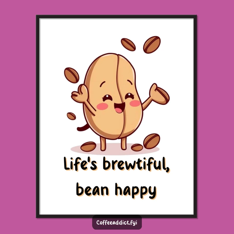 Free Printable Wall Art: Juggling Bean's Playful Art, Humorous Downloadable Decor