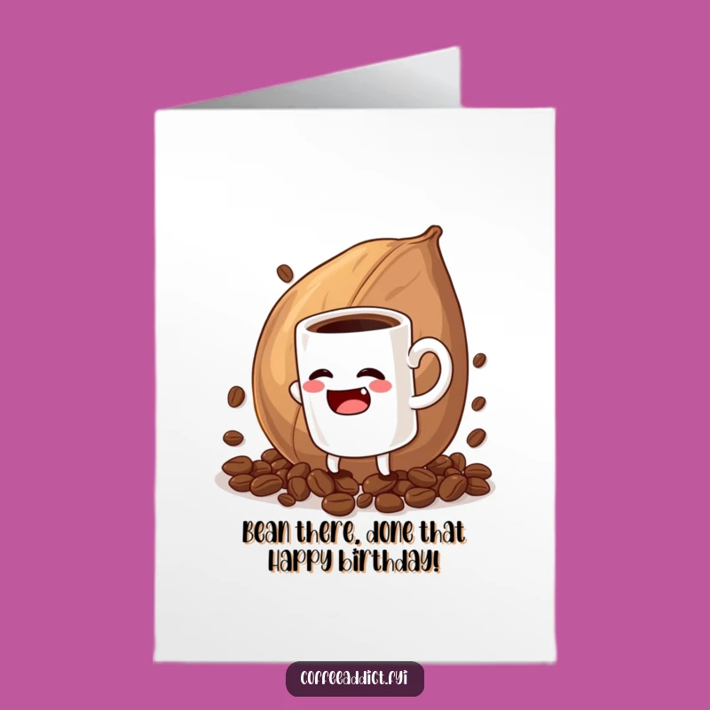 Free Printable Birthday Card: Funny Coffee Mug Struggles, Hilarious Downloadable Gift