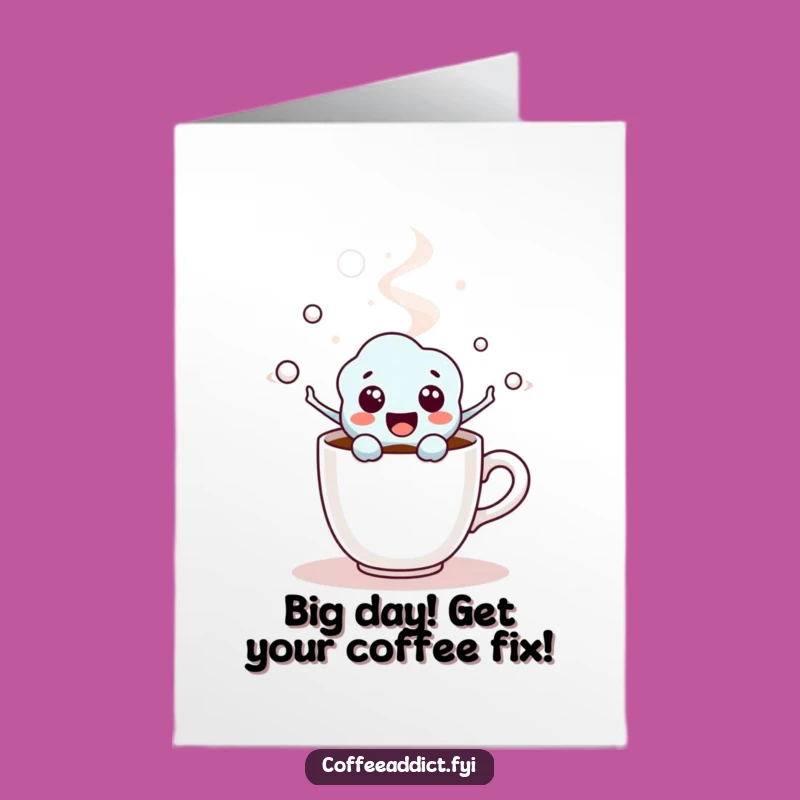 Free Printable Birthday Card The Caffeine Kick A Blast of Funny Celebration
