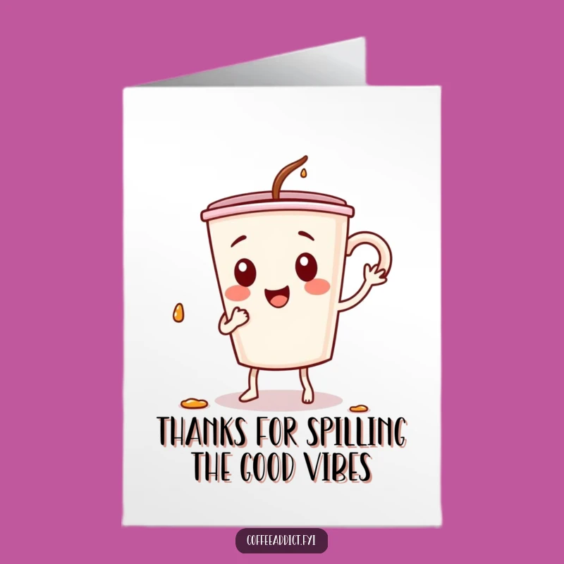 Free Printable Coffee Cup Thank You Card - Fun Downloadable