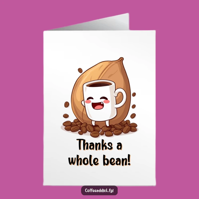 Free Printable Thank You Card: Coffee Mug Drama, Grateful Downloadable Gift