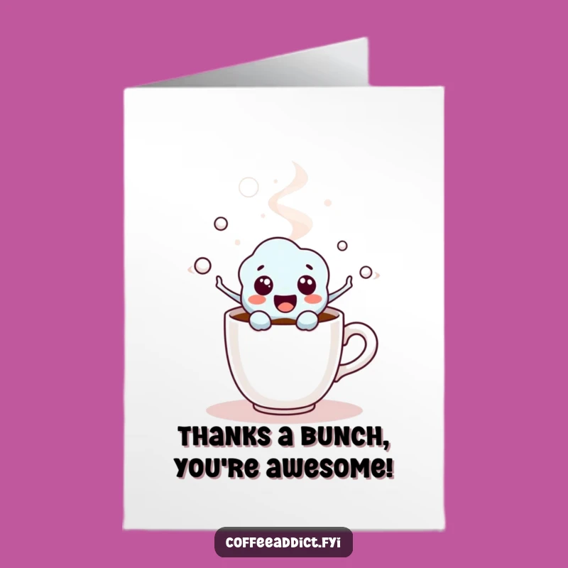 Free Printable Thank You Card The Perk-fect Appreciation A Fun Coffee Thank You