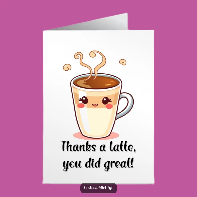 Free Printable Thank You Card: Cheeky Espresso Shot, Humorous Downloadable Appreciation Gift