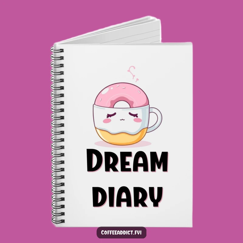 Funny Sleepy Donut Notebook: Journal Your Thoughts with a Nudged Treat for Sweet Inspiration