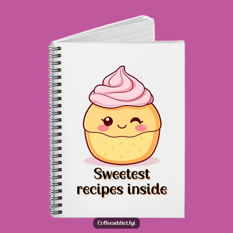 Funny Kawaii Pastry Notebook - Sweet Ideas, Creative Gift