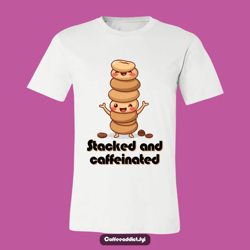 Funny Coffee Bean T-Shirt: Hilarious Gift for a Jittery Coffee Lover