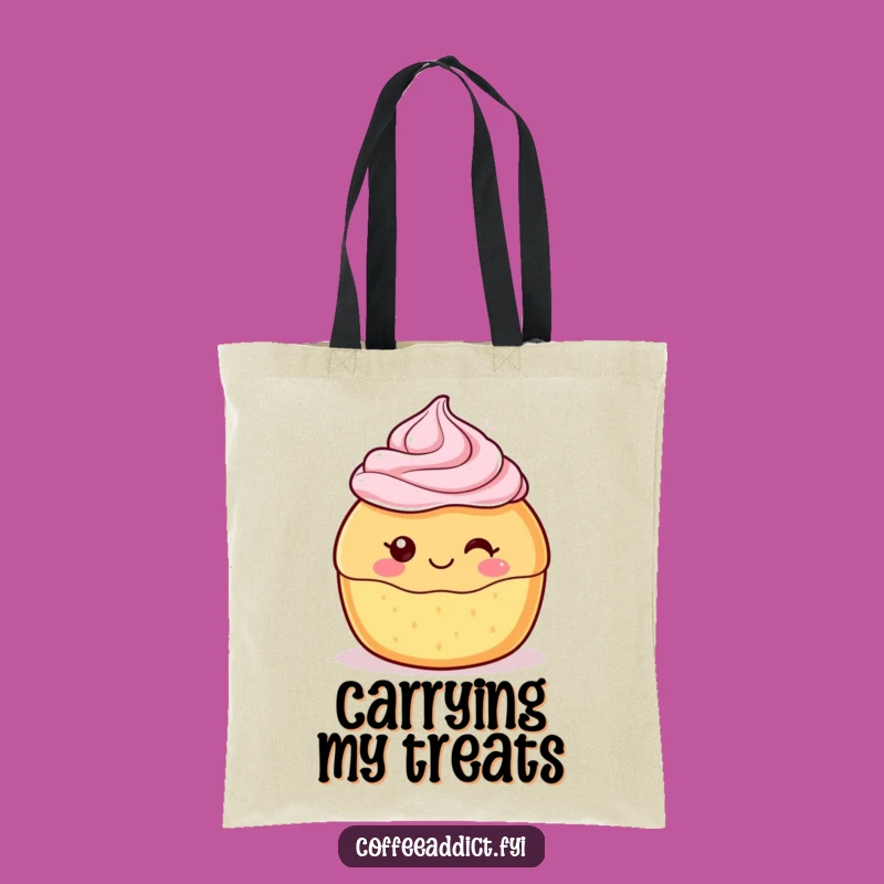 Funny Kawaii Pastry Tote Bag - Delightful Style, Practical Gift